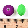 Spray Painted Acrylic Beads ACRP-N003-05-3