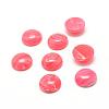 Dyed Synthetic Rhodochrosite Cabochons G-T020-6mm-07-1