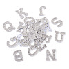 Alphabet Resin Rhinestone Patches DIY-TAC0005-45A-11