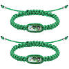 Cotton Cord Braided Bracelets FS-WG5D436-01-1