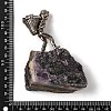 Nuggets Natural Fluorite & Miner Alloy Sculpture G-A228-01-3