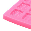 DIY Square Patterns Cookie Silicone Fondant Molds DIY-F072-15-3