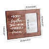 MDF Wood Photo Frames DIY-WH0231-049-2