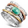 Retro Alloy Turquoise Finger Rings FS-WG5E832-01-4
