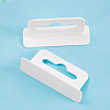 80Pcs Rectangle PP with PE Hanging Tabs KY-CP0001-35B-9