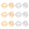 12Pcs 2 Colors 201 Stainless Steel Links STAS-DC0003-13-1