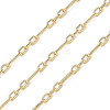 Rack Plating Brass Link Chains CHC-A010-08G-1