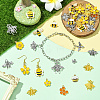 80Pcs 20 Styles Alloy Pendants FIND-SC0016-82-5