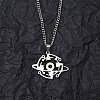 201 Stainless Steel Pendant Necklaces for Man NJEW-Q336-02J-P-2