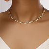 Alloy Disc Tassel Twisted Chain Necklaces for Women FS-WG469BC-02-1