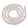 Natural Cultured Freshwater Pearl Beads Strands X1-PEAR-N012-03D-3