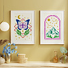 Sun & Mountain & Butterfly PET Out Drawing Painting Stencils DIY-WH0416-0021-5