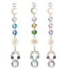 Glass Hanging Suncatchers HJEW-JM04589-2