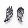 316 Surgical Stainless Steel Pendants STAS-P225-106B-2