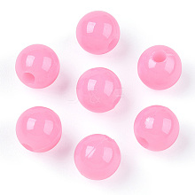 Opaque Plastic Beads X-KY-T005-6mm-602