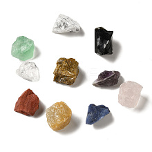 10Pcs Raw Rough Natural Mixed Healing Crystal Stone G-A028-02