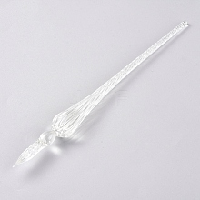 Handmade Glass Dip Pen AJEW-WH0121-43I