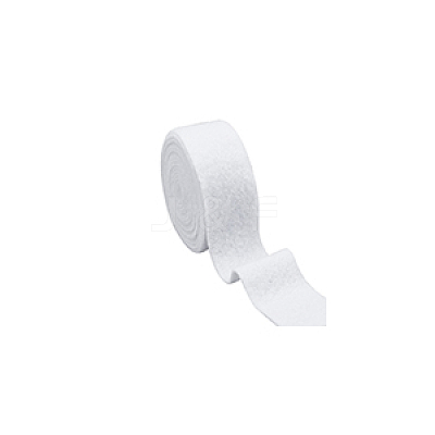 Needle Punch Cotton Strips Fabric SRIB-WH0027-01-1