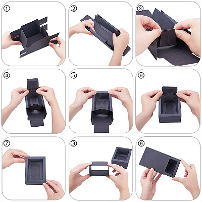 Kraft Paper Folding Box CON-WH0010-01L-D-1