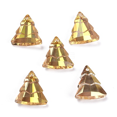 Glass Rhinestone Pendants RGLA-O002-A01-001SH-1