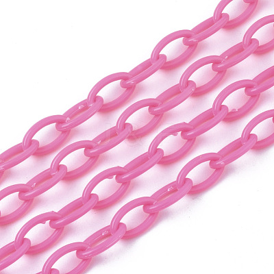 Opaque Acrylic Cable Chains SACR-N010-001F-1