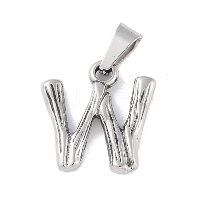 Non-Tarnish 304 Stainless Steel Pendants STAS-F235-01P-W-1