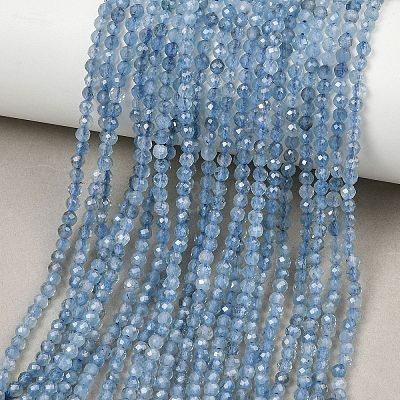 Natural Devil Blue Aquamarine Beads Strands GG-CBAF158-D01-02-1
