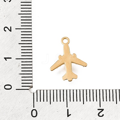 304 Stainless Steel Rhinestone Pendants STAS-E531-22G-A-1