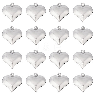 100Pcs 316 Surgical Stainless Steel Pendants STAS-SC0004-47-1
