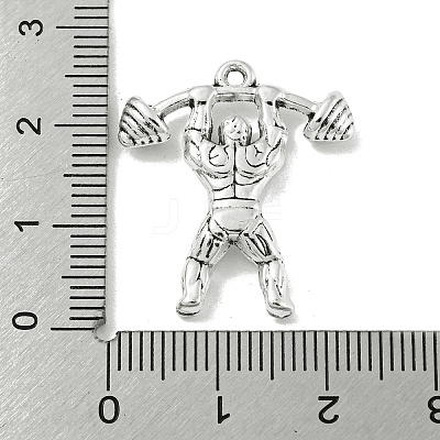 Tibetan Style Alloy Pendants TIBE-Q098-12B-1