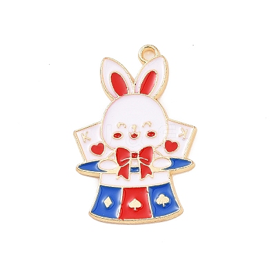 Alloy Enamel Pendants ENAM-M055-23G-02-1