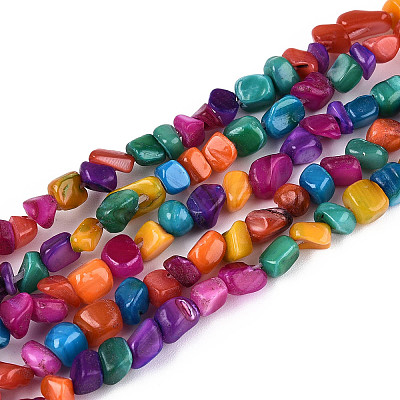 Natural Freshwater Shell Beads Strands SHEL-N038-06B-1