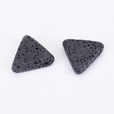 Natural Lava Rock Beads X-G-P316-H-1