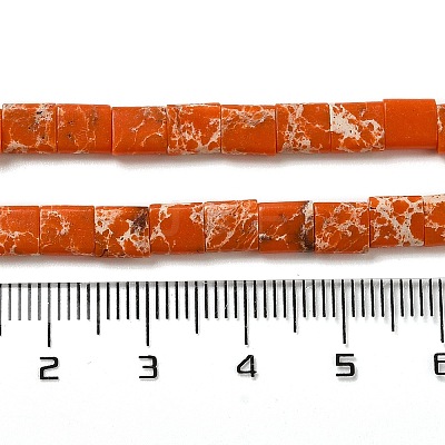 Synthetic Imperial Jasper Beads Strands G-F762-A09-01-1