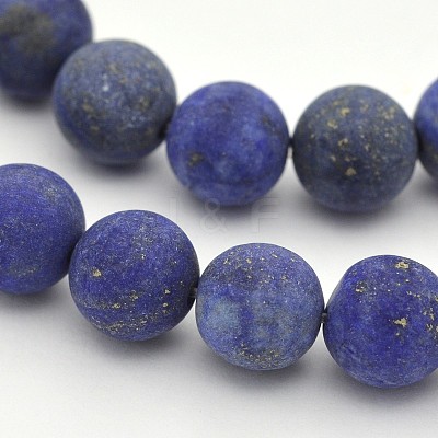 Natural Lapis Lazuli Round Beads Strands X-G-D660-6mm-1