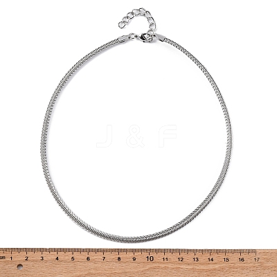 304 Stainless Steel Chain Necklaces NJEW-A041-01P-1