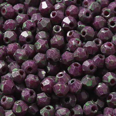 Picasso Baking Paint Glass Seed Beads SEED-A032-02A-17-1