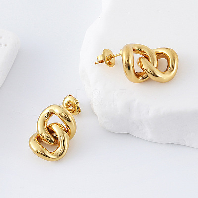 304 Stainless Steel Stud Earrings for Women KQ9327-1