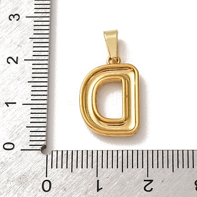 304 Stainless Steel Micro Pave Clear Cubic Zirconia Pendants CU-CBA703A-05G-D-1