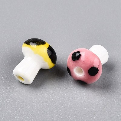 Handmade Porcelain Beads PORC-N007-21-A-1