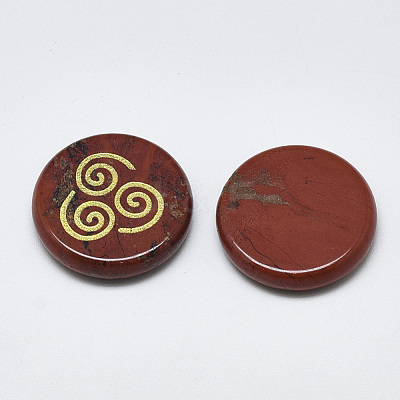 Natural Red Jasper Cabochons G-T122-37J-1