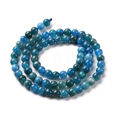 Natural Apatite Beads Strands G-J373-21-5.5mm-01-1