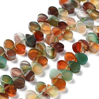 Natural Agate Beads Strands G-G021-04A-02-1