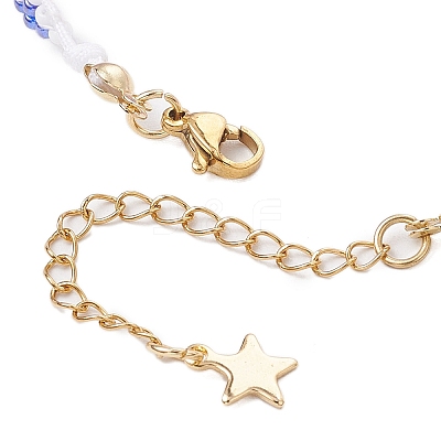 Handmade Glass Seed Beaded Bracelets for Women BJEW-MZ00156-01-1