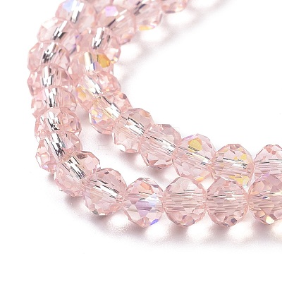 Electroplate Glass Beads Strands X1-EGLA-A034-T8mm-L18-1