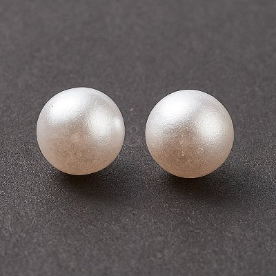 Acrylic Imitation Pearl  Beads X-OACR-XCP0001-01-1