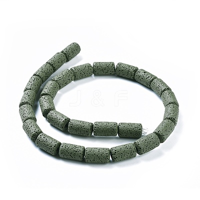 Natural Lava Rock Beads Strands G450-B09-1