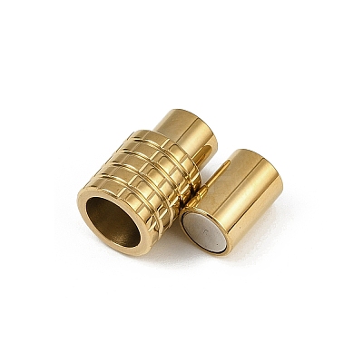304 Stainless Steel Magnetic Clasps Hand Polished STAS-C127-16G-1