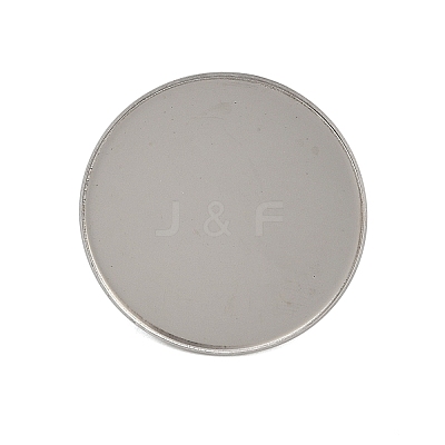 304 Stainless Steel Cuff Ring Components STAS-D372-06P-10-1