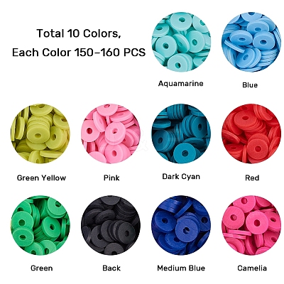 Handmade Polymer Clay Beads CLAY-PH0001-12B-1